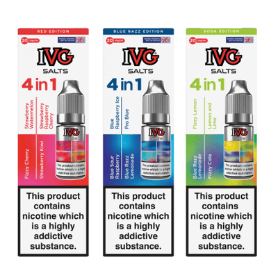 IVG 4 in 1 Nic Salt Editions (4 x 10ML)