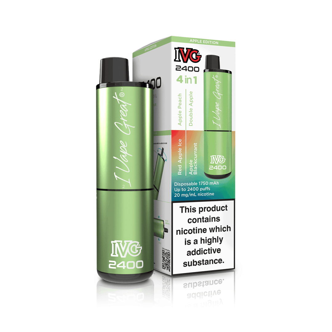 IVG 2400 Apple Edition 4 in 1 Disposable Vape