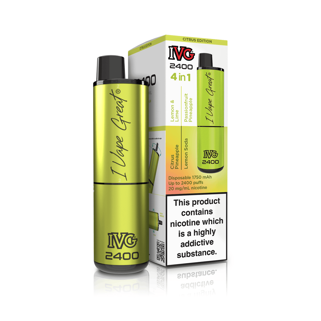 IVG 2400 Citrus Edition 4 in 1 Disposable Vape