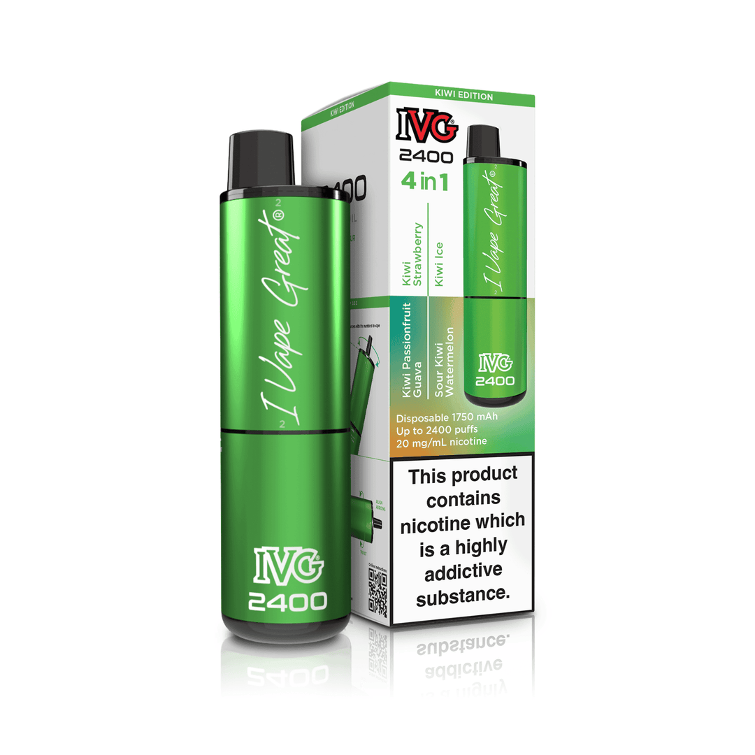 IVG 2400 Kiwi Edition 4 in 1 Disposable Vape