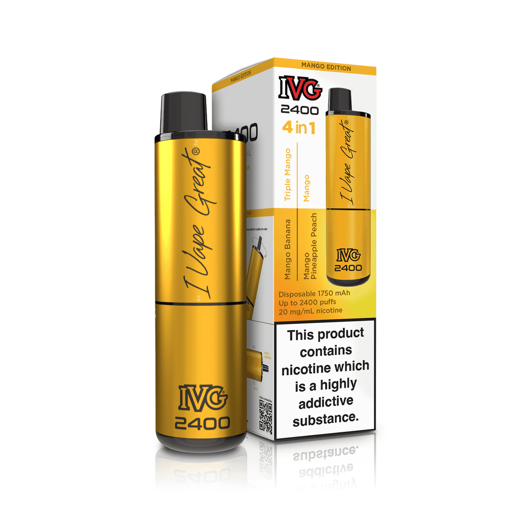 IVG 2400 Mango Edition 4 in 1 Disposable Vape