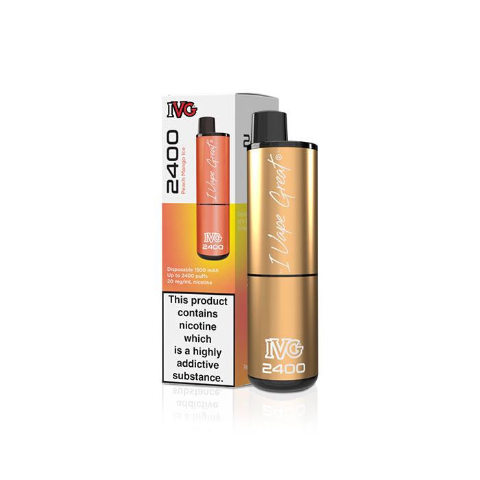 IVG 2400 Peach Mango 4 in 1 Disposable