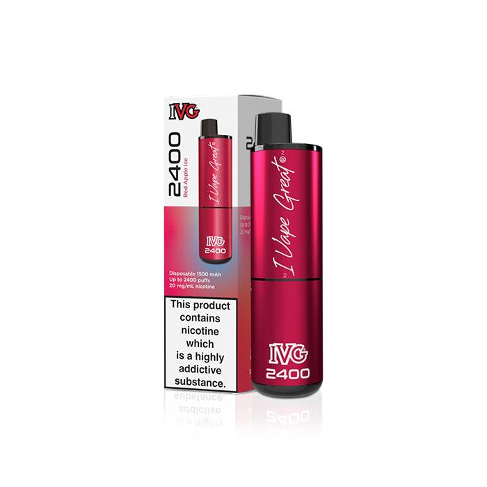 IVG 2400 Red Apple 4 in 1 Disposable