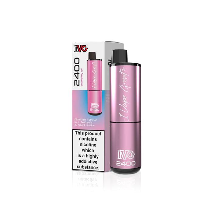 IVG 2400 Strawberry Ice 4 in 1 Disposable