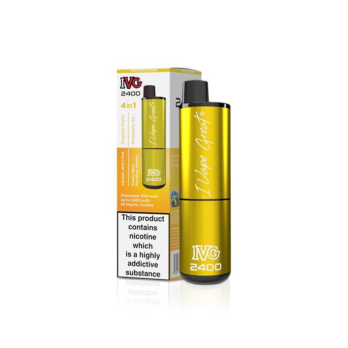 IVG 2400 Yellow Edition 4 in 1 Disposable