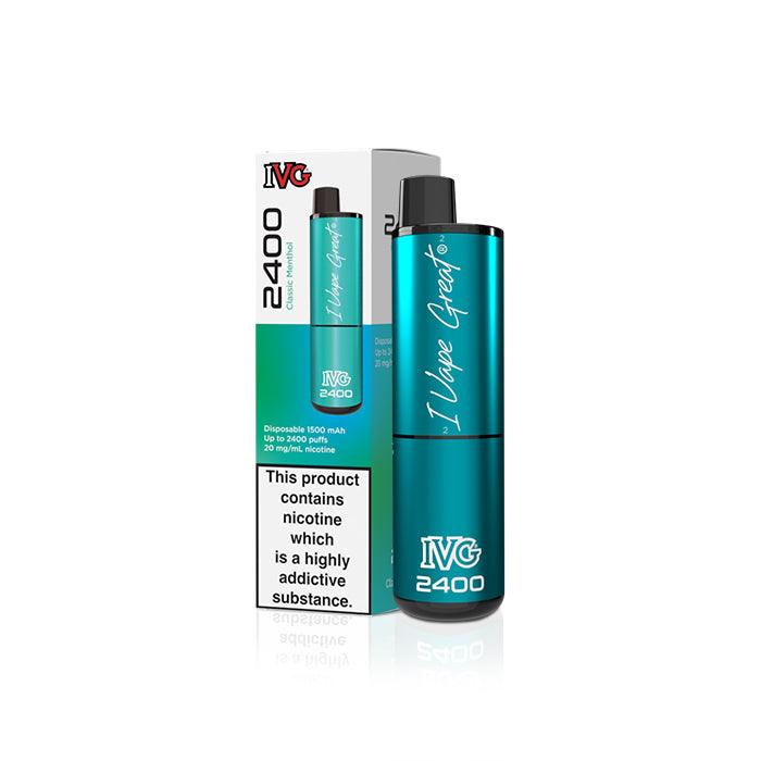 IVG 2400 Classic Menthol 4 in 1 Disposable