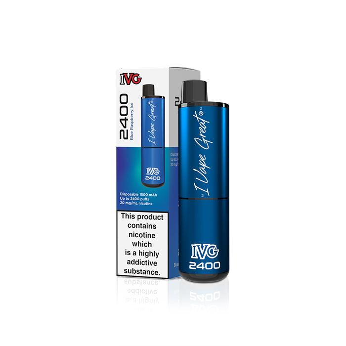 IVG 2400 Blue Raspberry Ice 4 in 1 Disposable