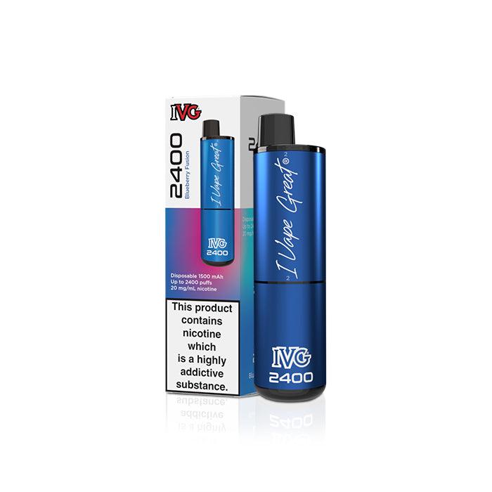 IVG 2400 Blueberry Fusion 4 in 1 Disposable