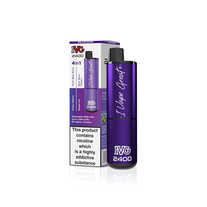 IVG 2400 Purple Edition 4 in 1 Disposable